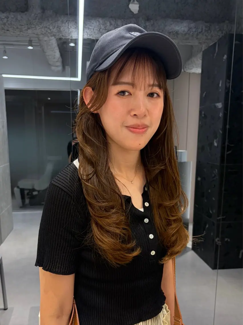 ロング カット ヘアカラー トリートメント 💎京都【髪質改善】 【美髪】 白石 有紀のヘアスタイル