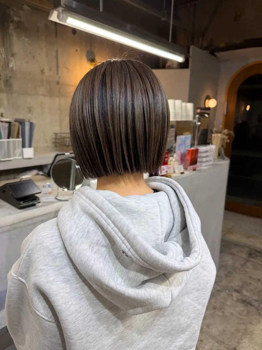 ショート カラー ボブ カット ヘアカラー ボブ支持率NO1 🌈CHIKAのヘアスタイル