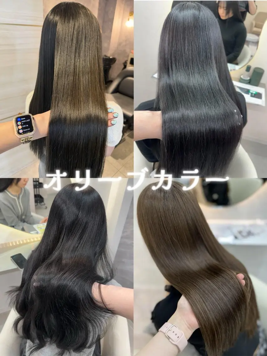 ロング ヘアカラー トリートメント 🫧神田桃歌🫧🦋 モデル様募集中🦋のヘアスタイル