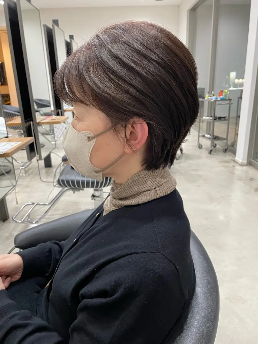 ショート ショートヘア カット ヘッドスパ 藤村 翔充のヘアスタイル