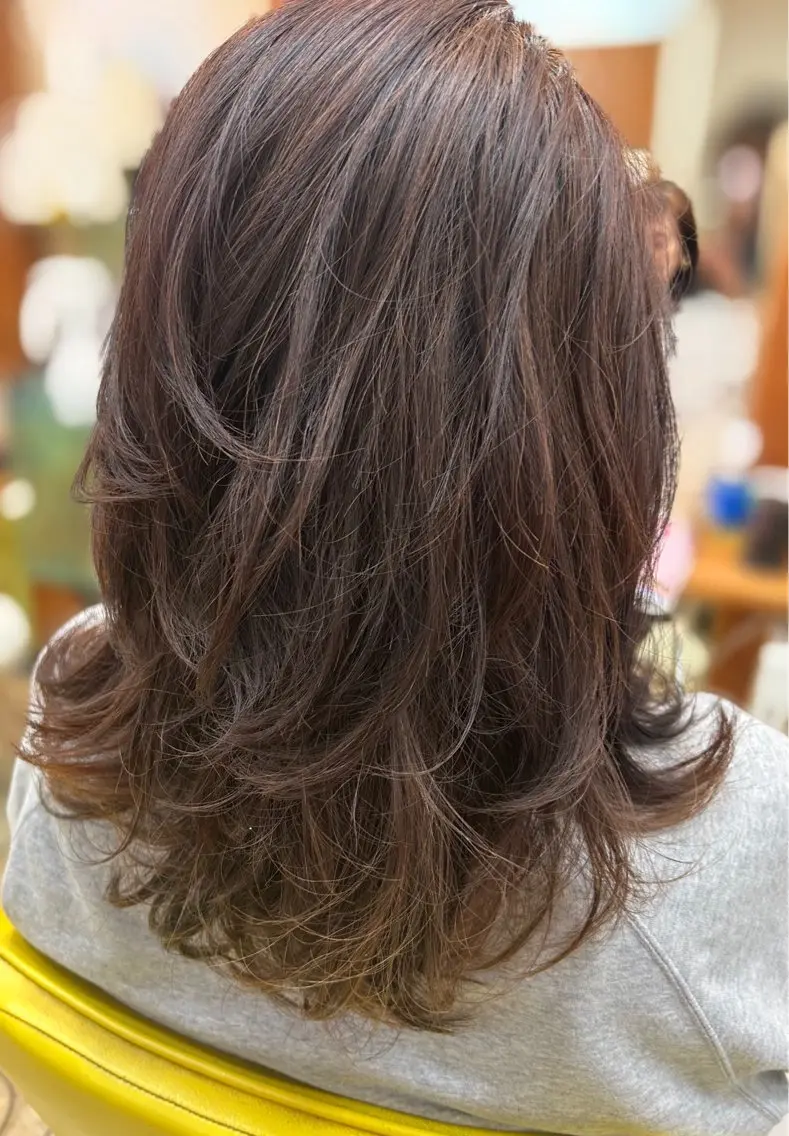 ロング パーマ オリーブ南森町店 タニモトのヘアスタイル