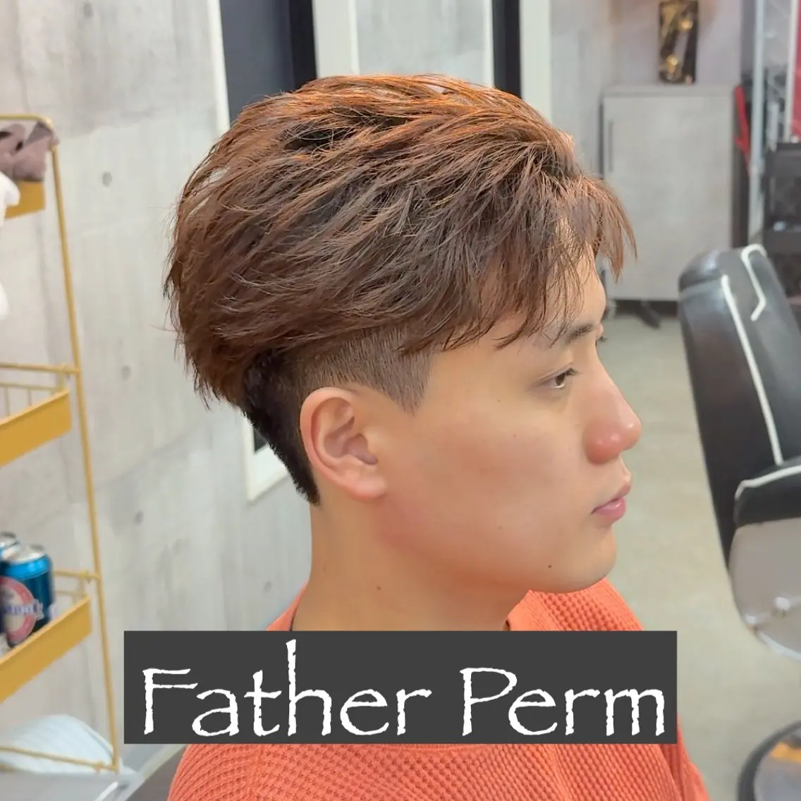 ショート パーマ ヘアアレンジ メンズ MENIN メンズ サロン 望月 涼太のヘアスタイル