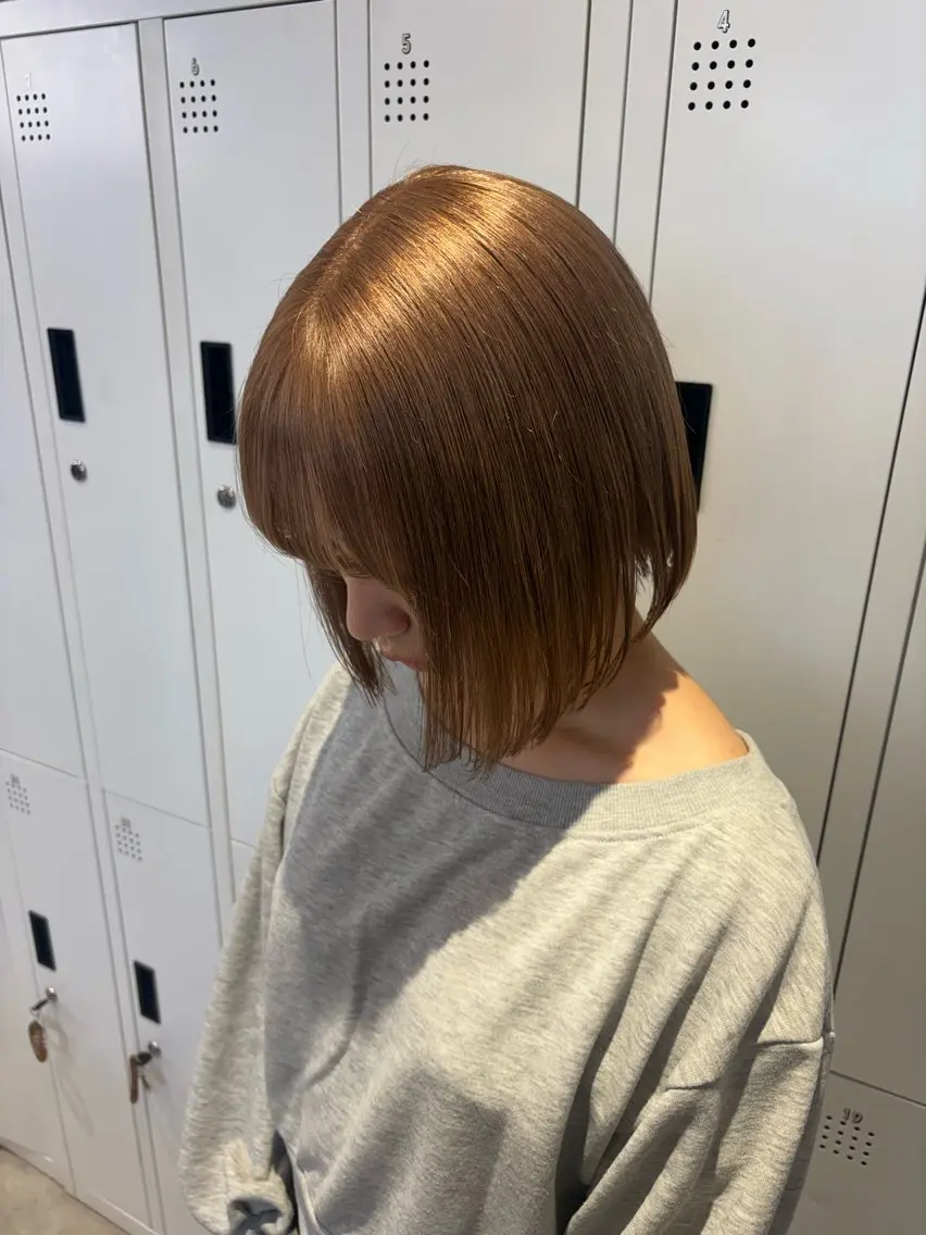ショート カラー ヘアカラー *。艶髪/ハイトーン 🎀CHIKA🎀のヘアスタイル