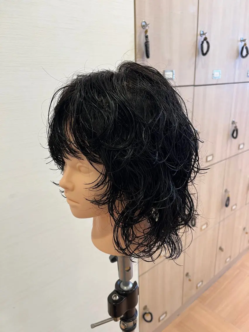 ミディアム パーマ パーマ Ha naのヘアスタイル