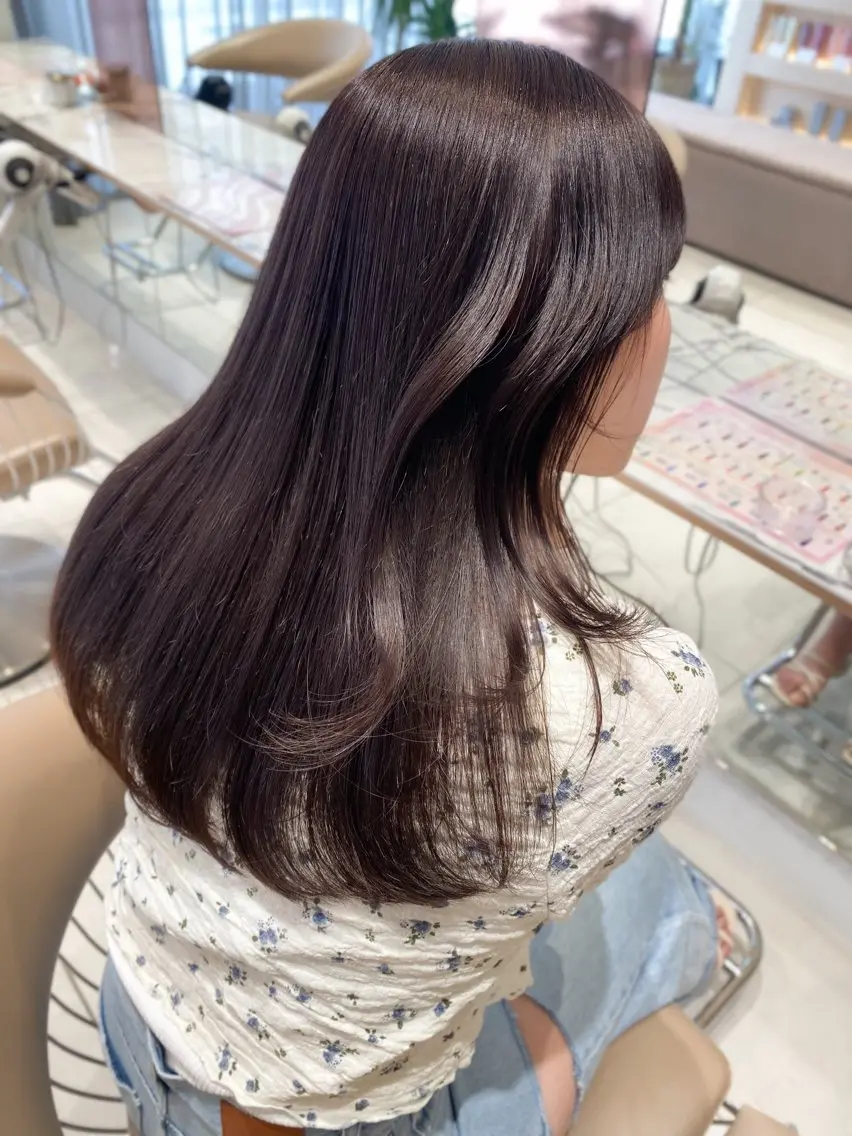 ロング カラー 玉城 琴音のヘアスタイル