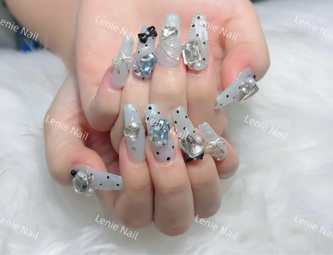 ネイル アートネイル 韓国ネイル 持ち込み ワンホンネイル ハンドネイル Lenie Nail Salonのネイルデザイン