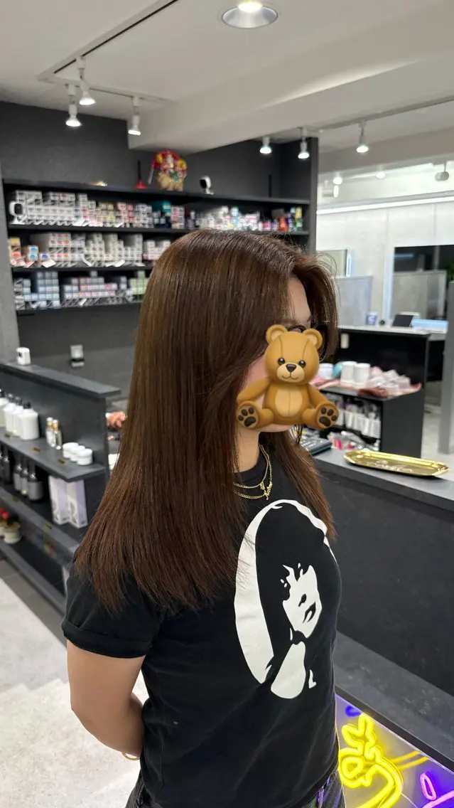 ミディアム ヘアカラー 無料カットモデル様 募集中🔥/mariのヘアスタイル