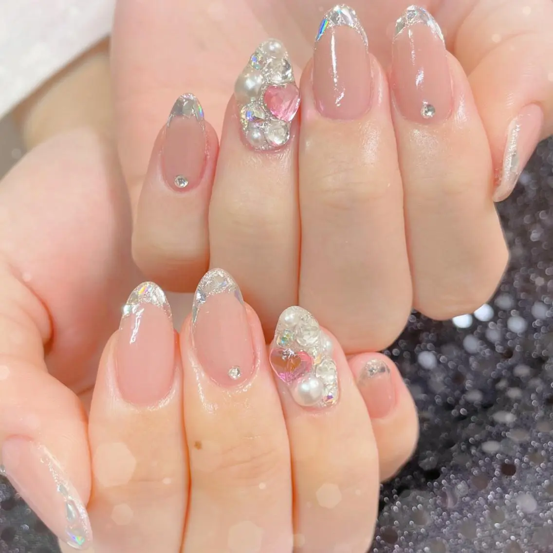 ネイル ハンドネイル ハンドケア MoON...❤︎ MeGuのネイルデザイン