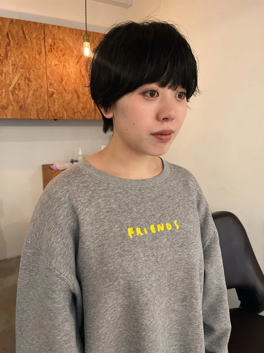 ショート ショートヘア 暖色/パーマ 🌼クニトウメイのヘアスタイル