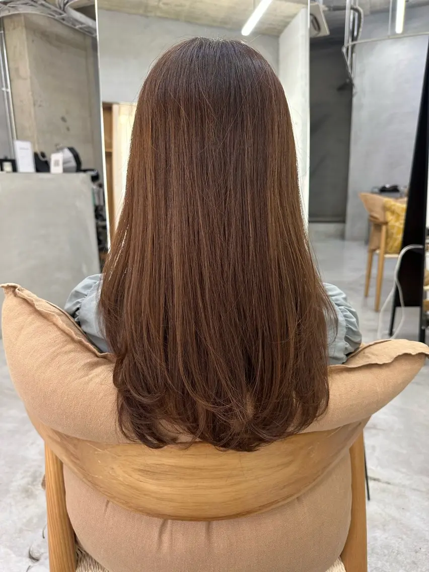 ロング カット MUKU ひかるのヘアスタイル