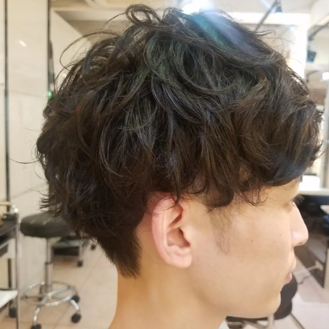 ミディアム パーマ ミディアムパーマ 内村 純也のヘアスタイル