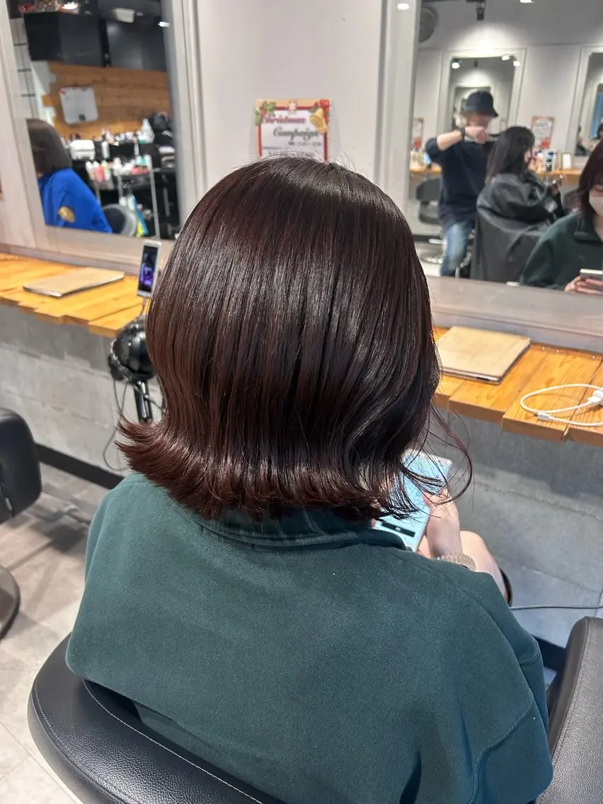 ミディアム レイヤーStyle 🪽菜々実のヘアスタイル