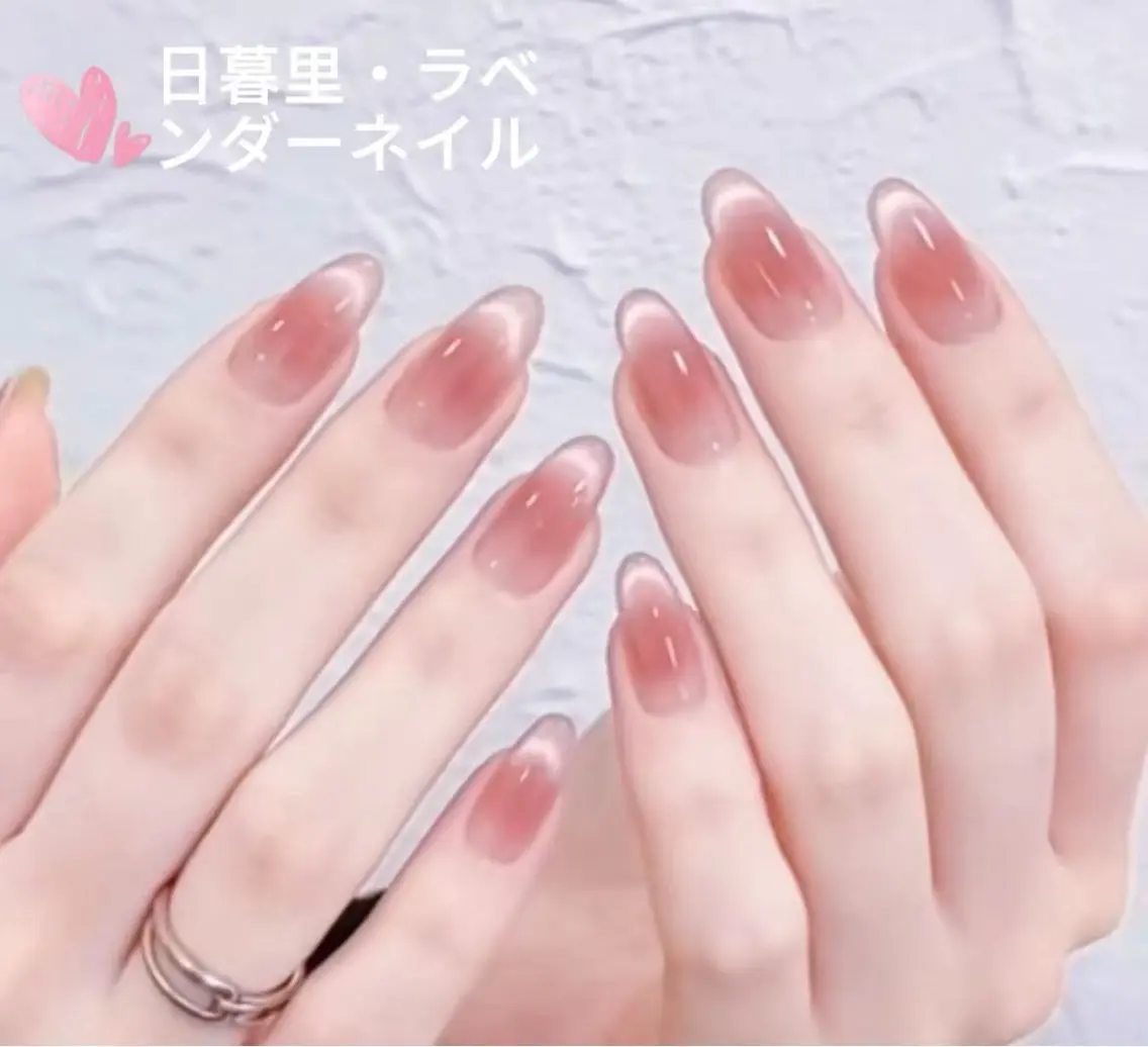 ネイル ハンドネイル ラベンダー💖日暮里 ルル💖ネイルのネイルデザイン