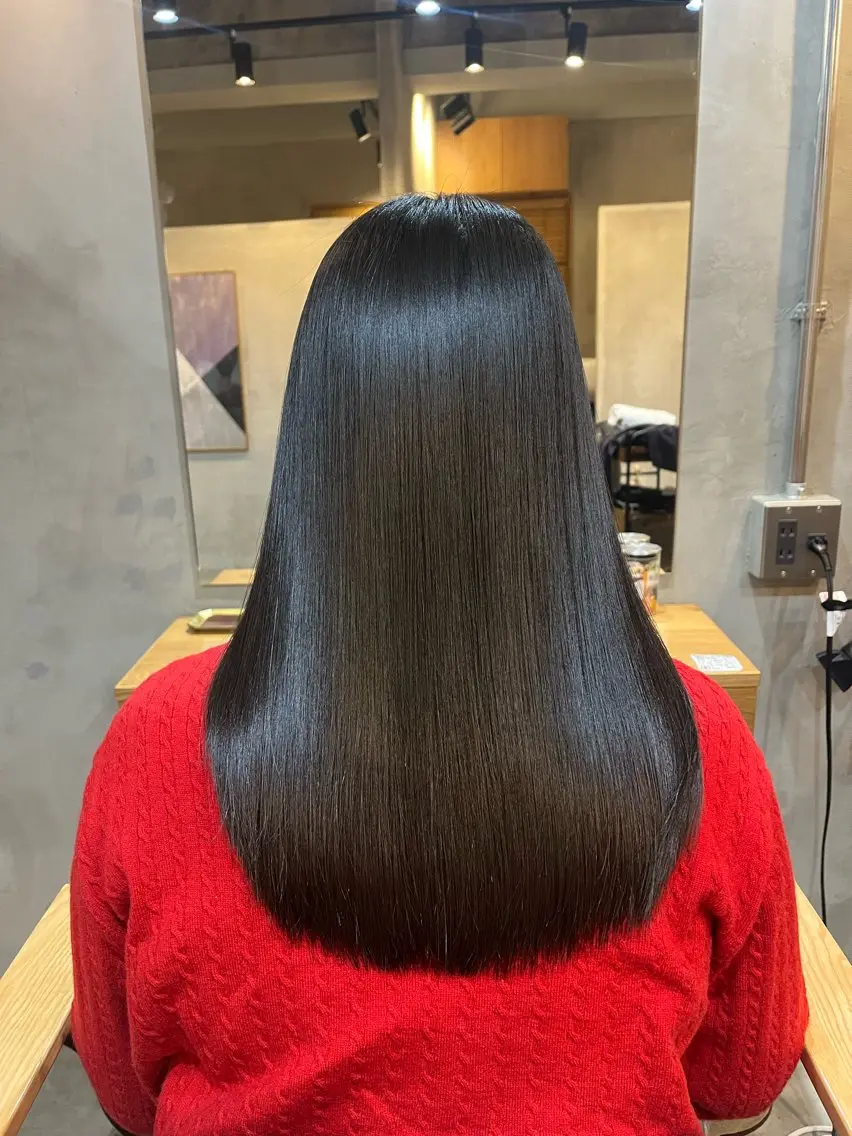 【髪質改善】カット+ネオメテオストレート【縮毛矯正】の写真