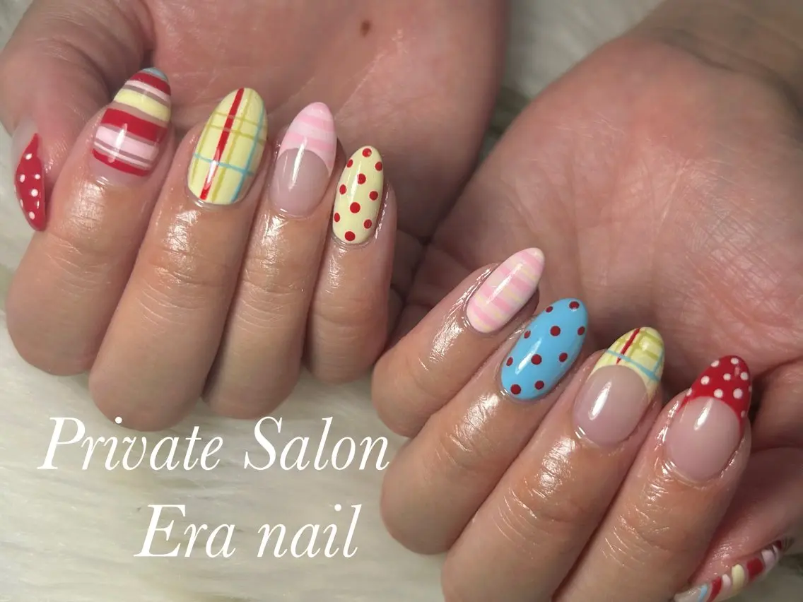 ネイル 持ち込み ハンドネイル Era nailのネイルデザイン