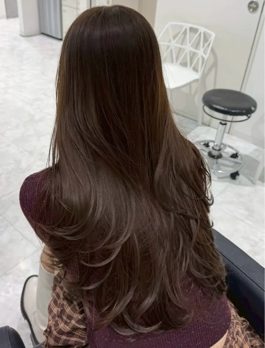 ロング ヘアカラー トリートメント 透明感🤍×髪質改善 🫧Kaitoのヘアスタイル