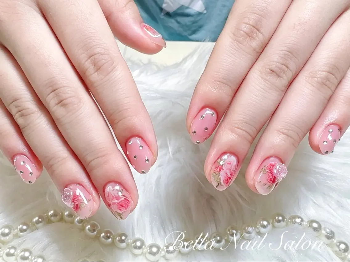ネイル ハンドネイル Bella Nail Salonパラジェルのネイルデザイン