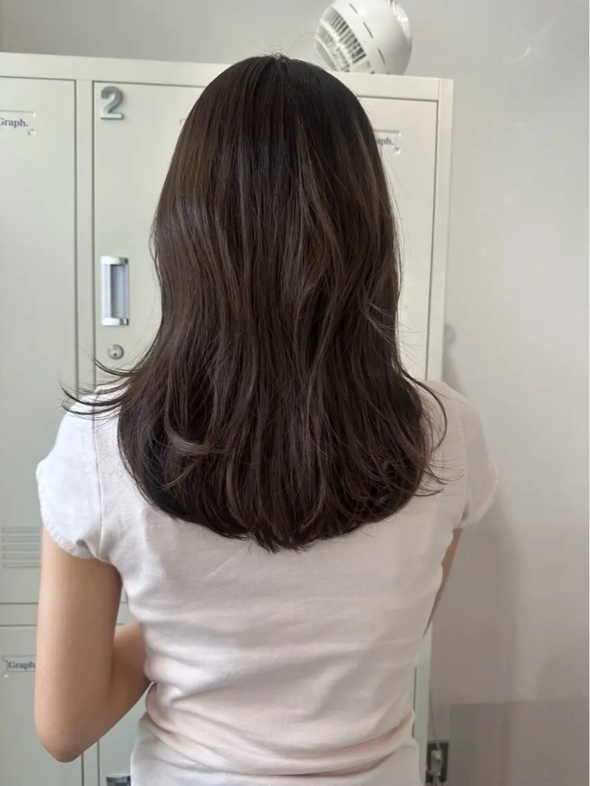 ロング カラー グレージュ ヘアカラー 🪼AYUKA🪼 モデルさん大募集‼️のヘアスタイル