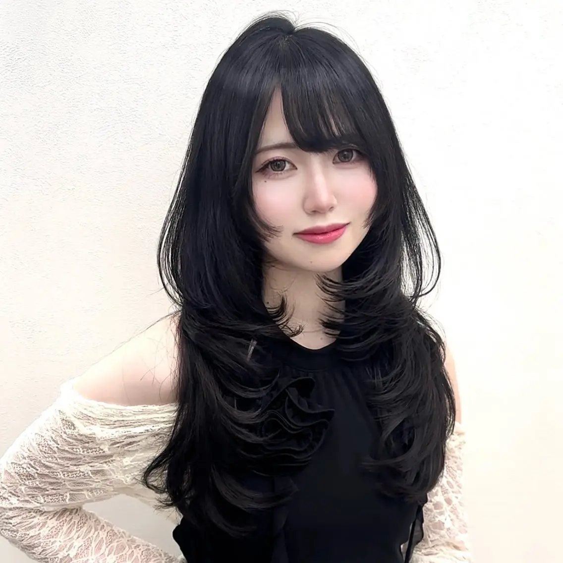 ロング カラー ヘアアレンジ ヘアカラー トリートメント 大人っぽ中韓レディ ヘア🤍MAOのヘアスタイル