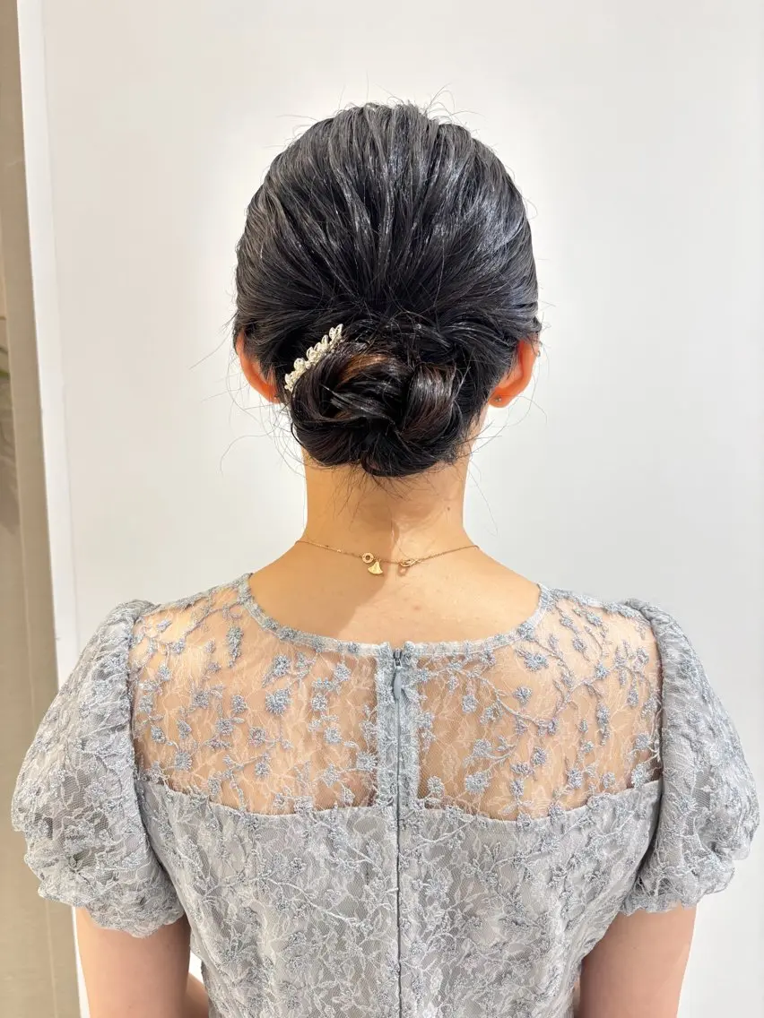ヘアアレンジ ヘアセット 🌺ヘアアレンジ/ 艶カラー🌺momoのヘアスタイル