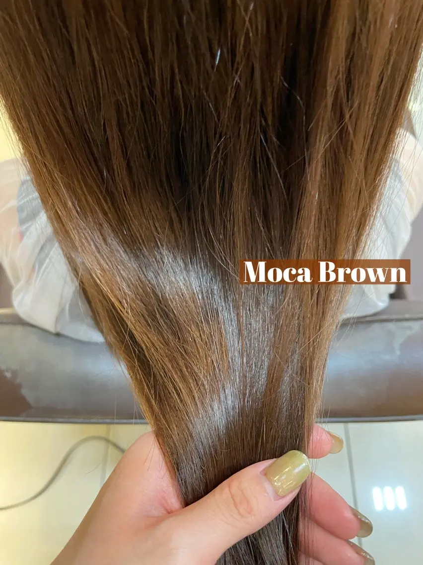 セミロング カット ヘアカラー トリートメント 似合わせまつパ× 透け感カラー/ゆりのマツエク・マツパデザイン