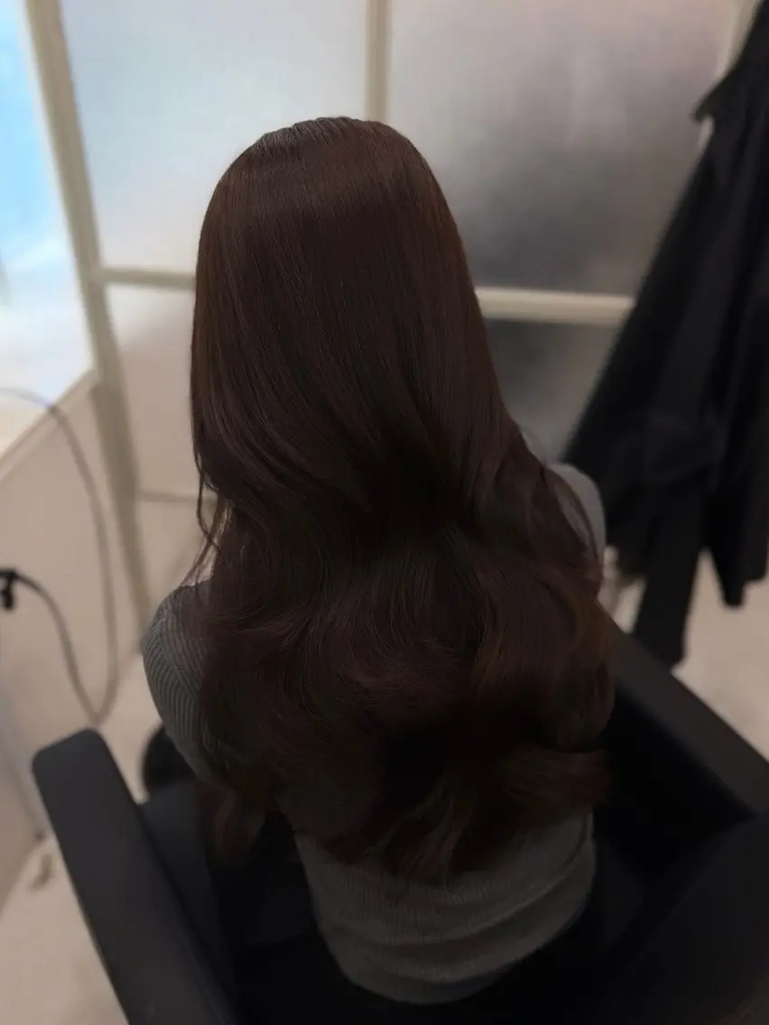 ロング カラー ヘアカラー yu rinaのヘアスタイル