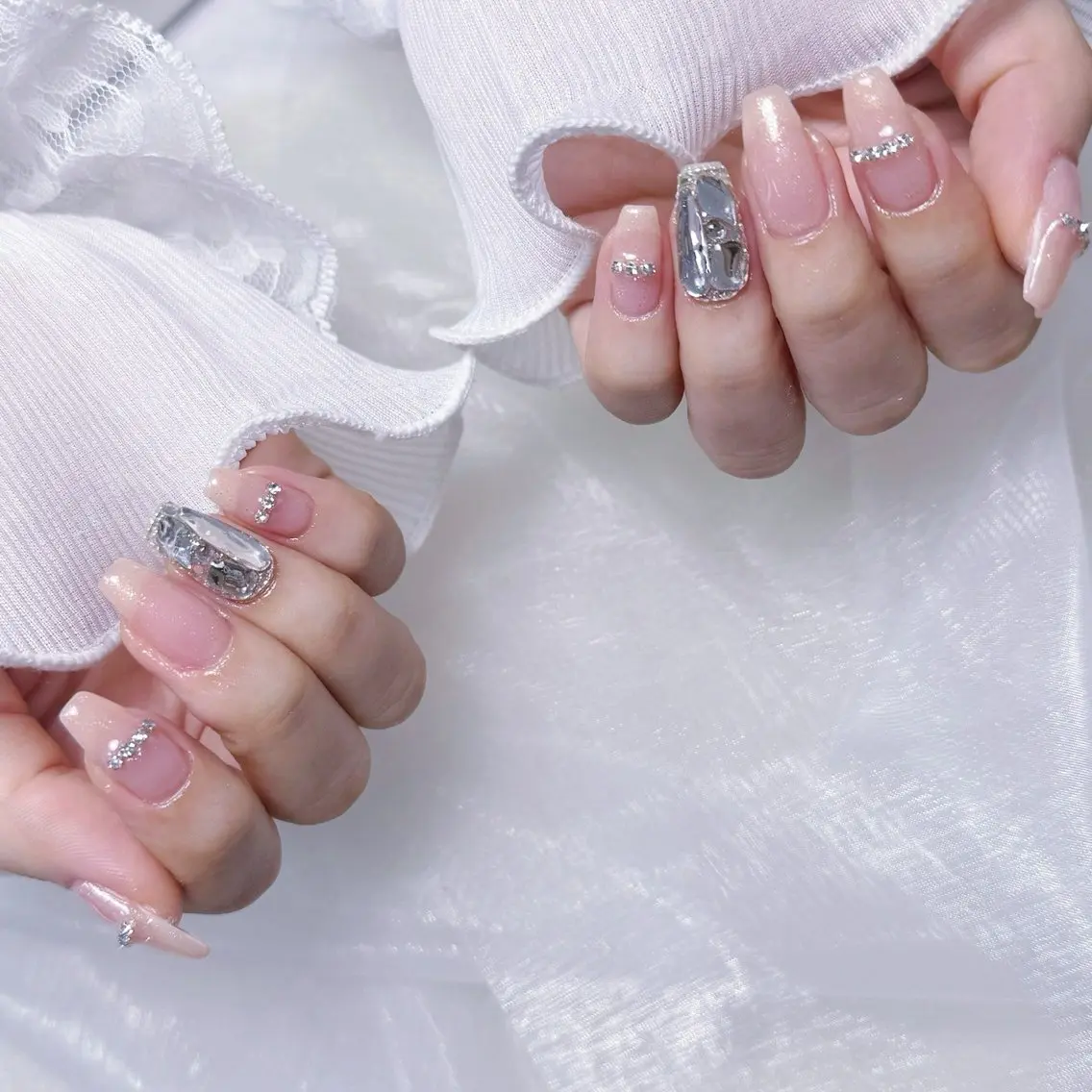 自爪🎀90分デザインやり放題コース(300円パーツまで時間内つけ放題)オフ無しの写真