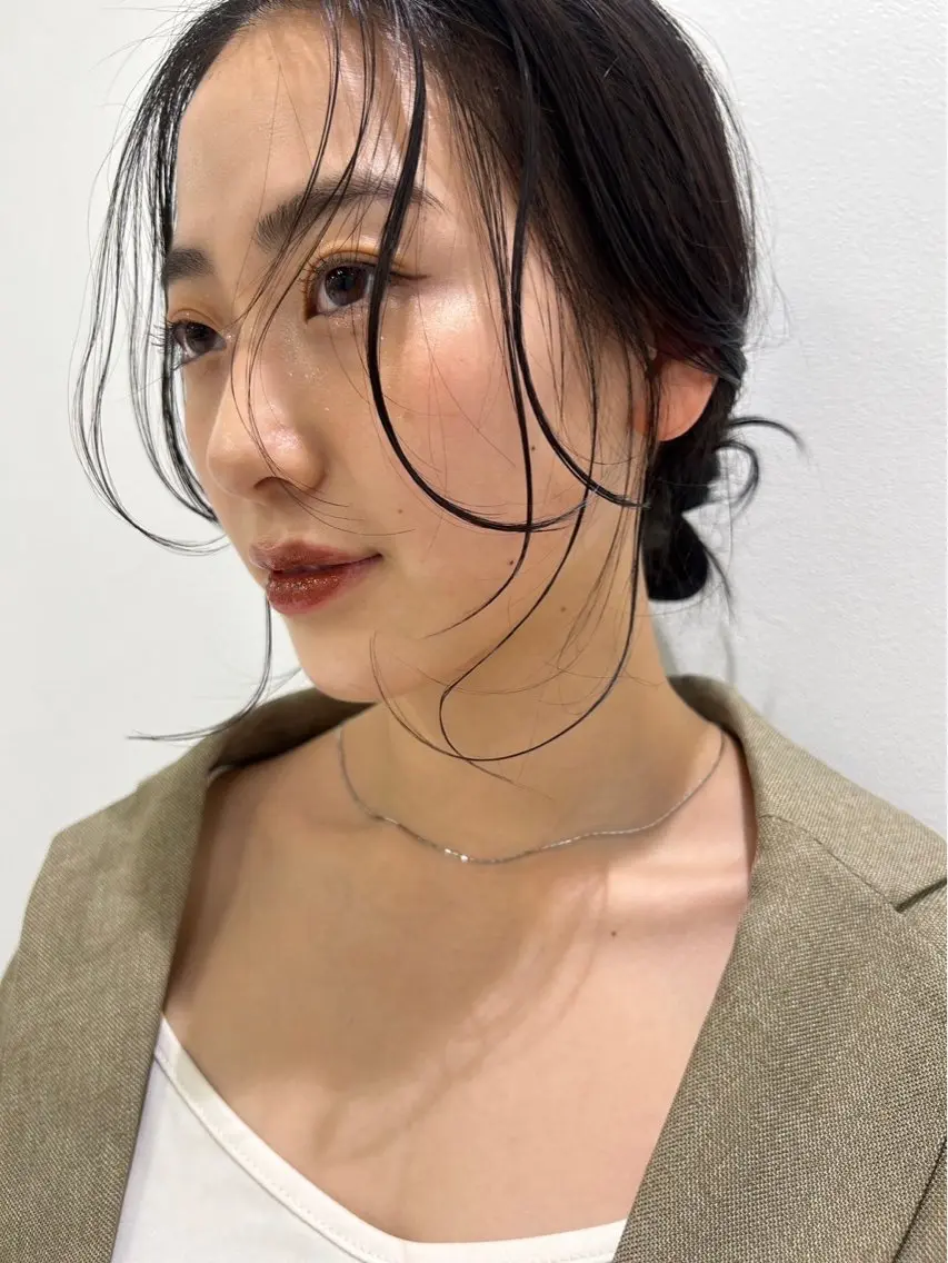 ロング カラー ブラウンカラー ラベンダーカラー ナチュラルブラウン ヘアカラー 透明感カラー レイヤー/むつきのヘアスタイル