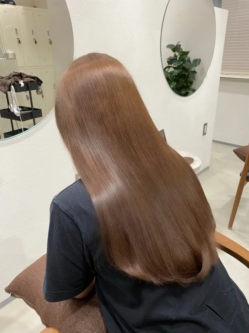 ロング カラー カット ヘアカラー トリートメント Aujuaソムリエ ❤️‍🔥今吉 晃太のヘアスタイル