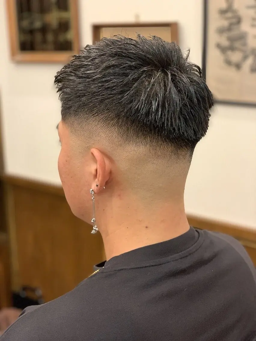 ショート 大久保 竣太のヘアスタイル