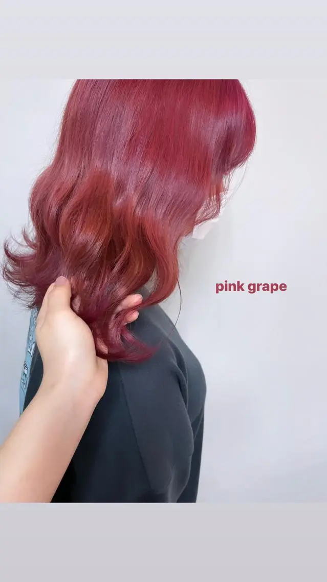 【 ブリーチカラー 】艶感チェリーレッドヘア🍒⁺˳✧༚*.の写真