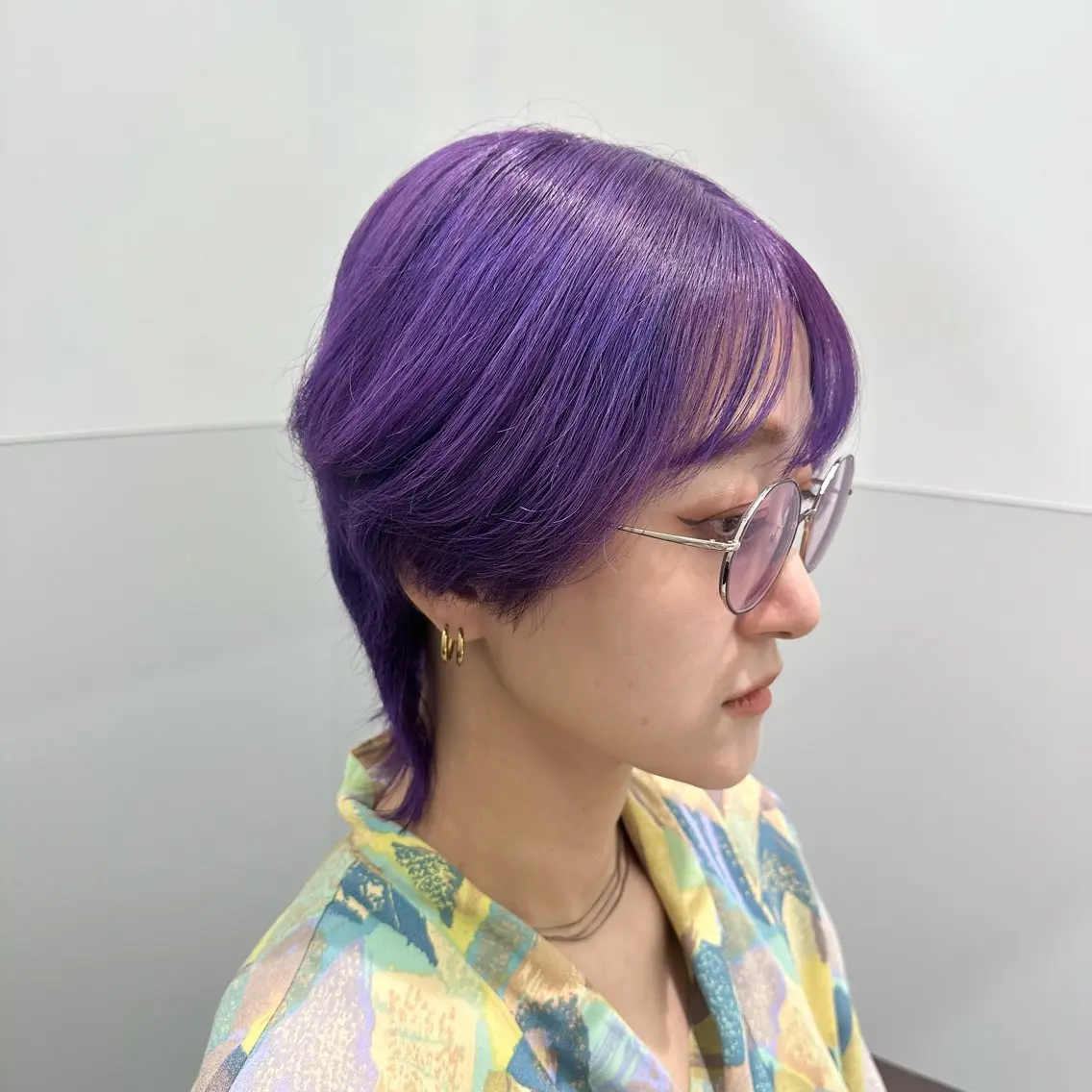 セミロング カラー ヘアカラー トリートメント 💫艶ハイトーン×髪 質改善💫リュウトのヘアスタイル