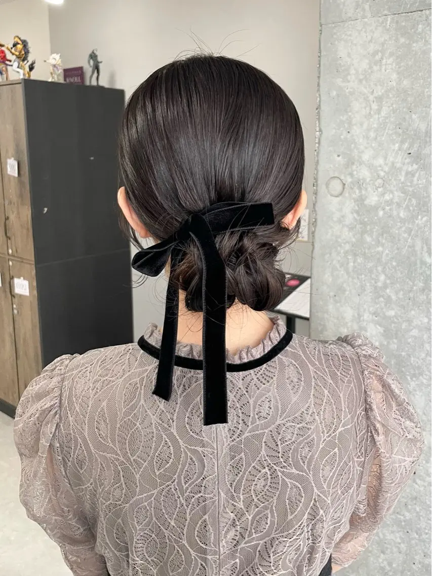 ミディアム ヘアアレンジ ヘアセット メンズモテパーマ💙 fuwaのヘアスタイル
