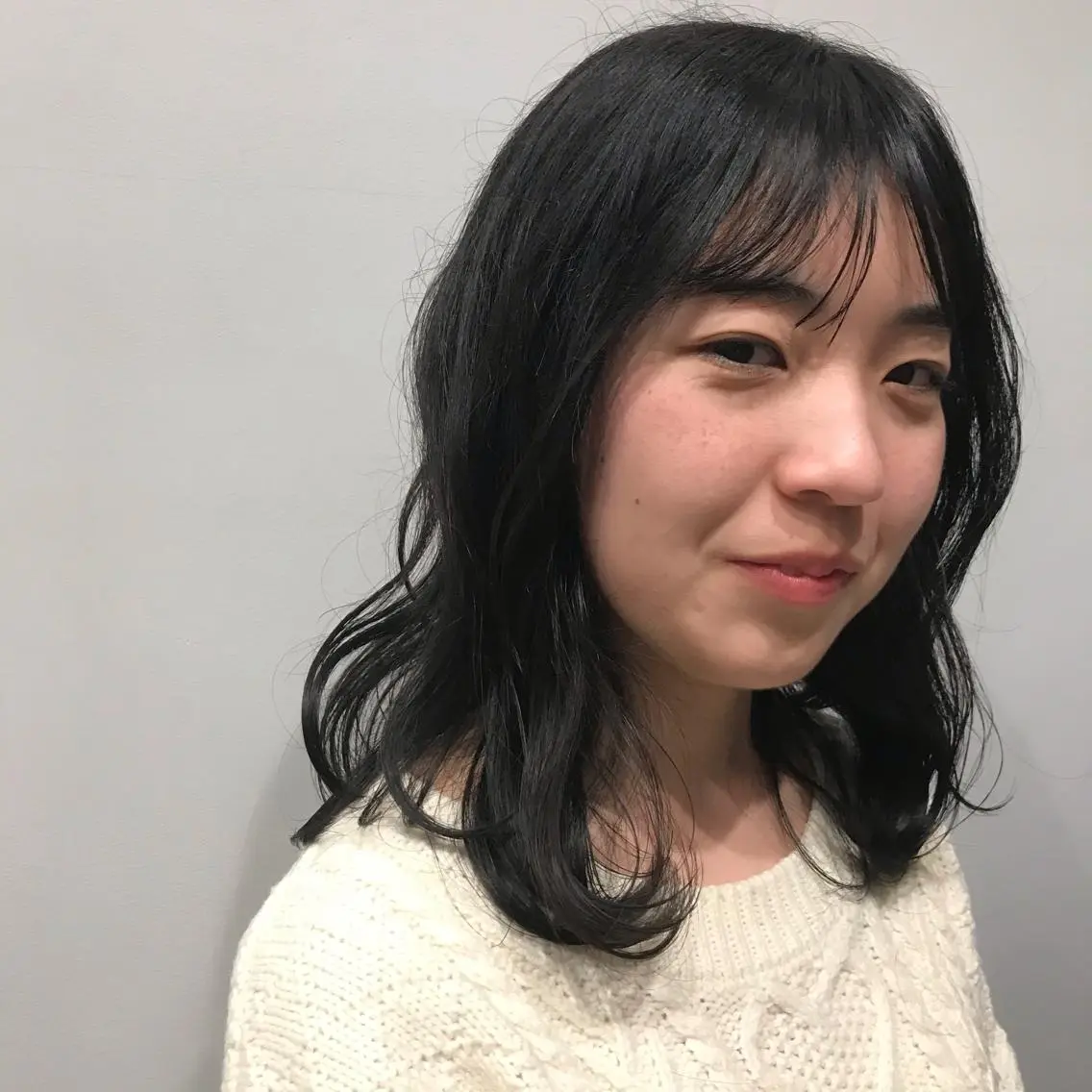 ミディアム くびれヘア レイヤーカット 壁谷  加保理のヘアスタイル