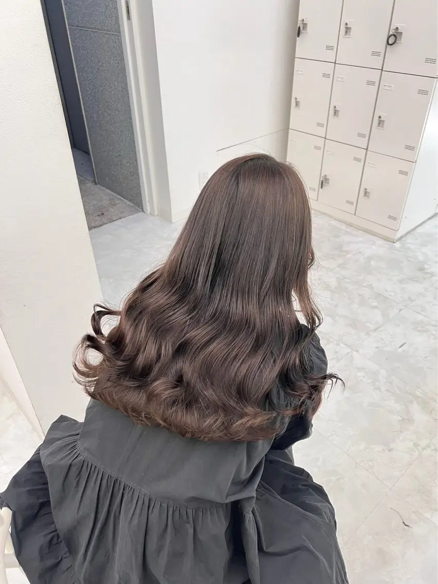 ロング カラー 🤍透明感·ツヤ感 カラー/mai‎🤍のヘアスタイル