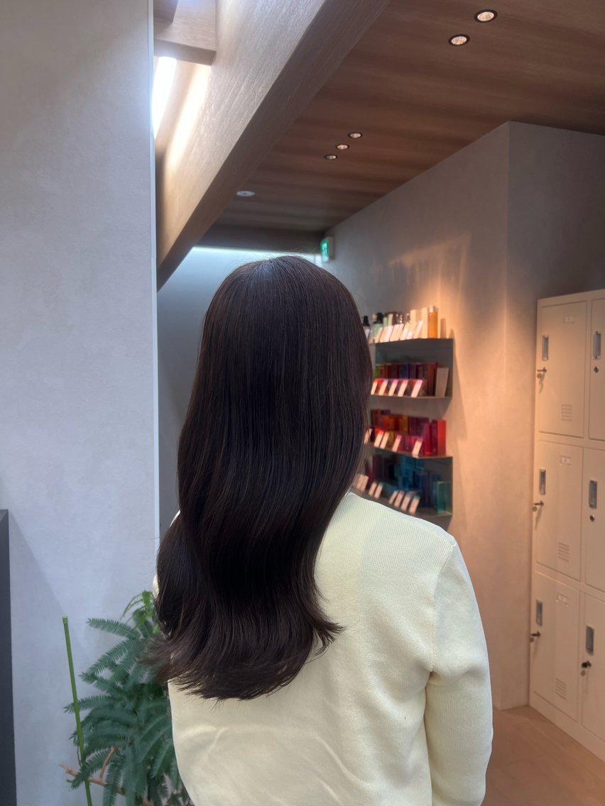 ロング 森川 紗菜のヘアスタイル