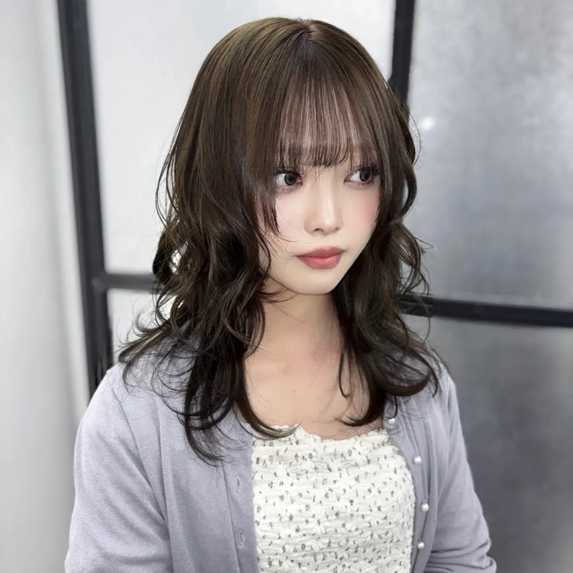 セミロング カラー ヘアカラー Ren. 🦋デザインカラーのヘアスタイル