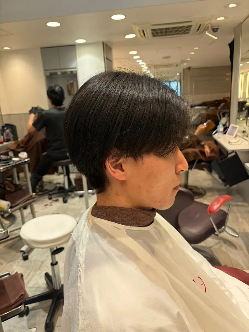 ロング メンズ earth銀座 青山🩵のヘアスタイル