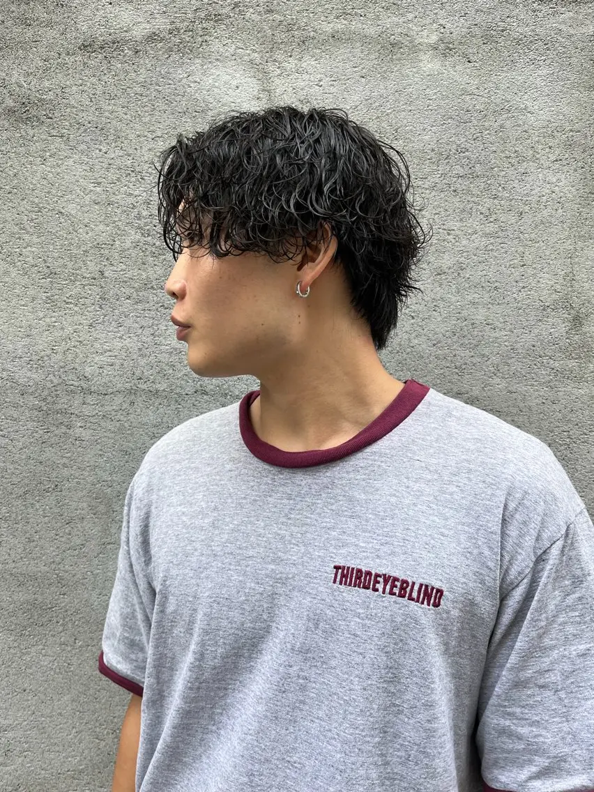 ミディアム ミディアムパーマ カット パーマ パーマ/透明感 🍃Hidetoraのヘアスタイル