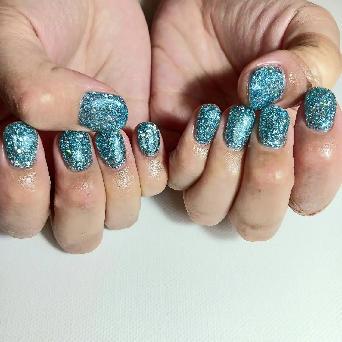 ネイル ジェルネイル キラキラネイル ラメ(グリッター) 持ち込み ワンカラーネイル ハンドネイル owlnail /持込みデザイン専門のネイルデザイン
