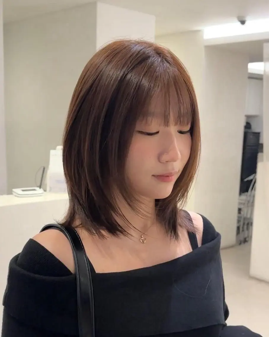 ミディアム 【無料】カット いながわ　ゆあのヘアスタイル