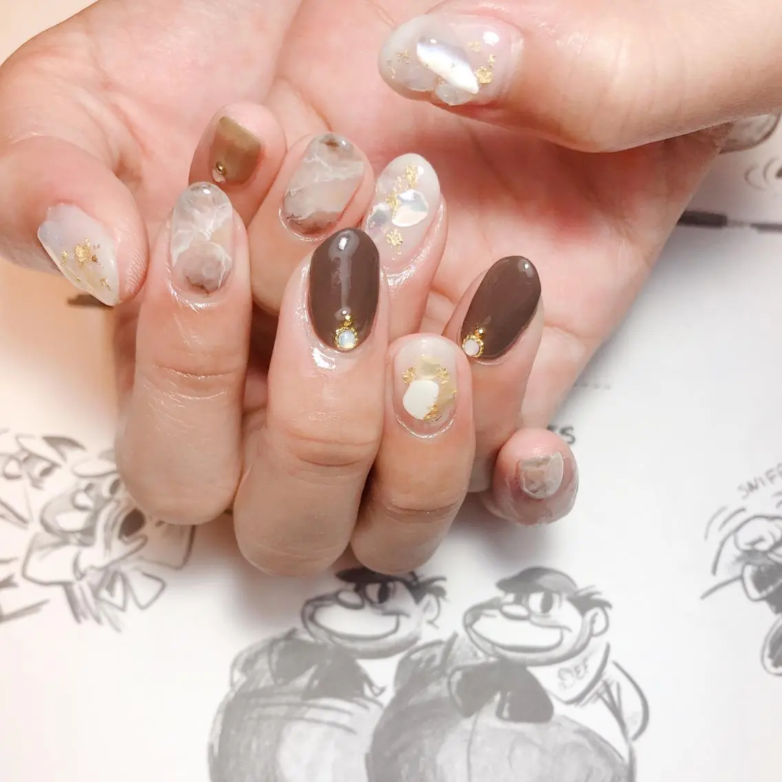 ネイル ニュアンスネイル owlnail /持込みデザイン専門のネイルデザイン