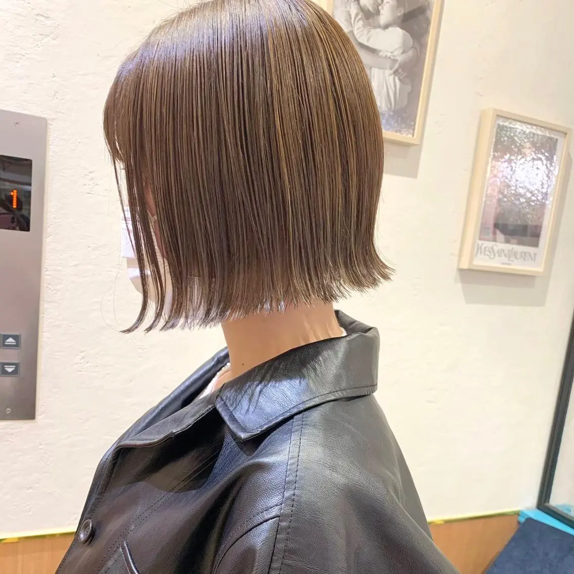 ミディアム ボブ 似合わせカット 小顔カット ボブ/くびれボブ/ 髪質改善/Ru-kaのヘアスタイル