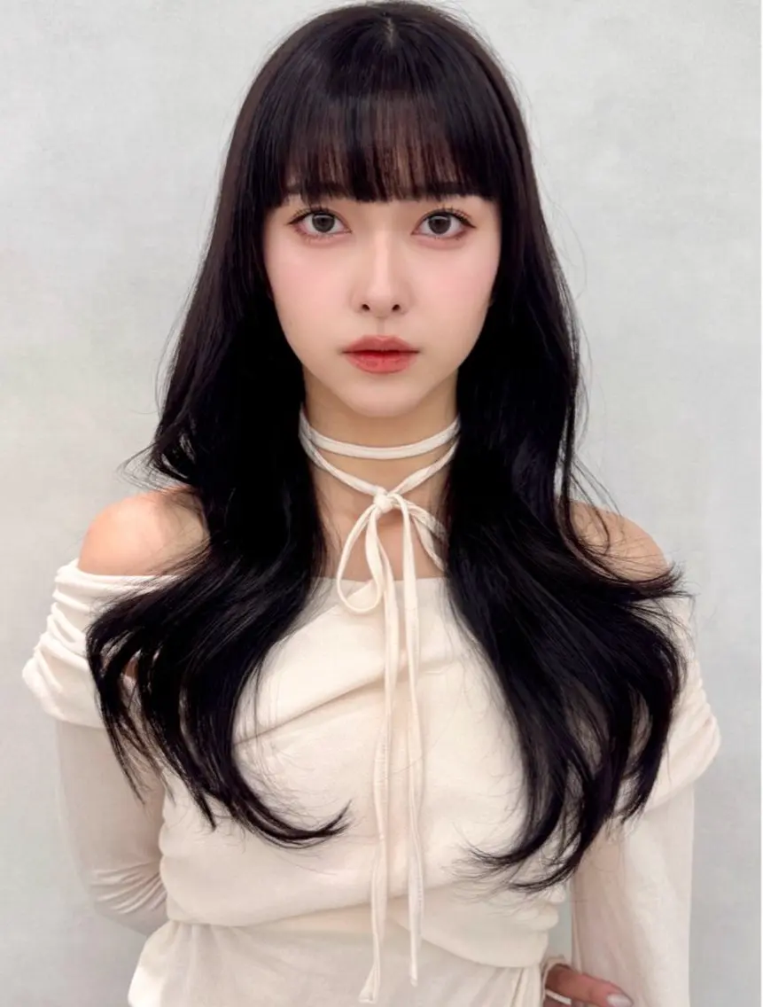 ロング カラー ヘアカラー ヘアセット 透明感カラー/巻き髪 🤍あすみ‎‎‎🤍のヘアスタイル