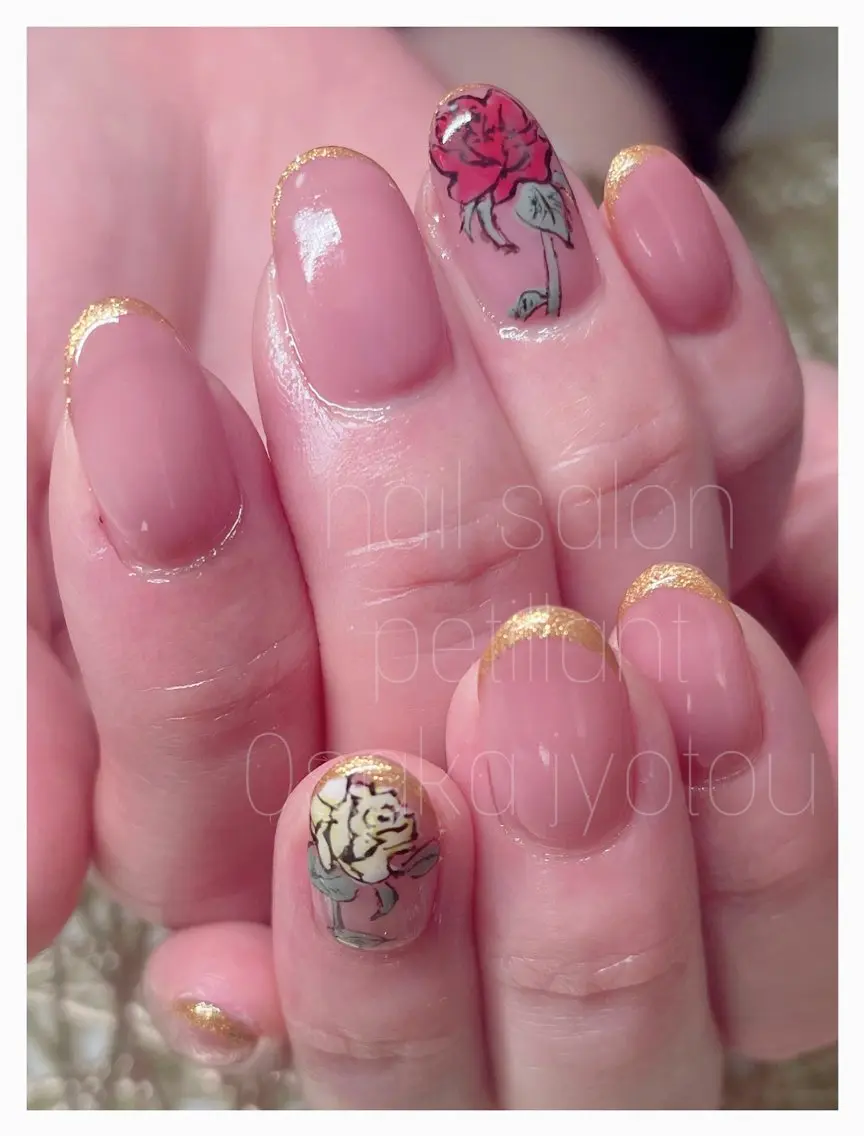 ネイル アートネイル nail salon petillantのネイルデザイン