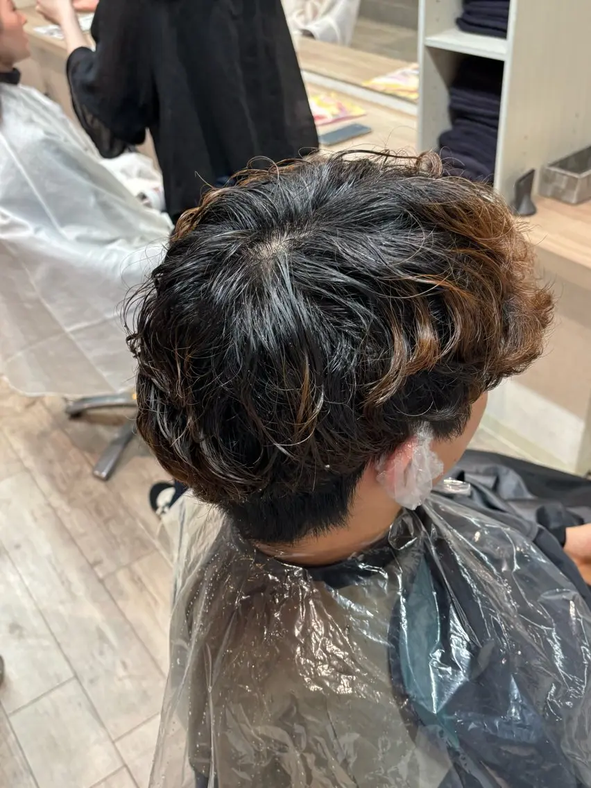 カラー メンズ 坂井 龍二のヘアスタイル