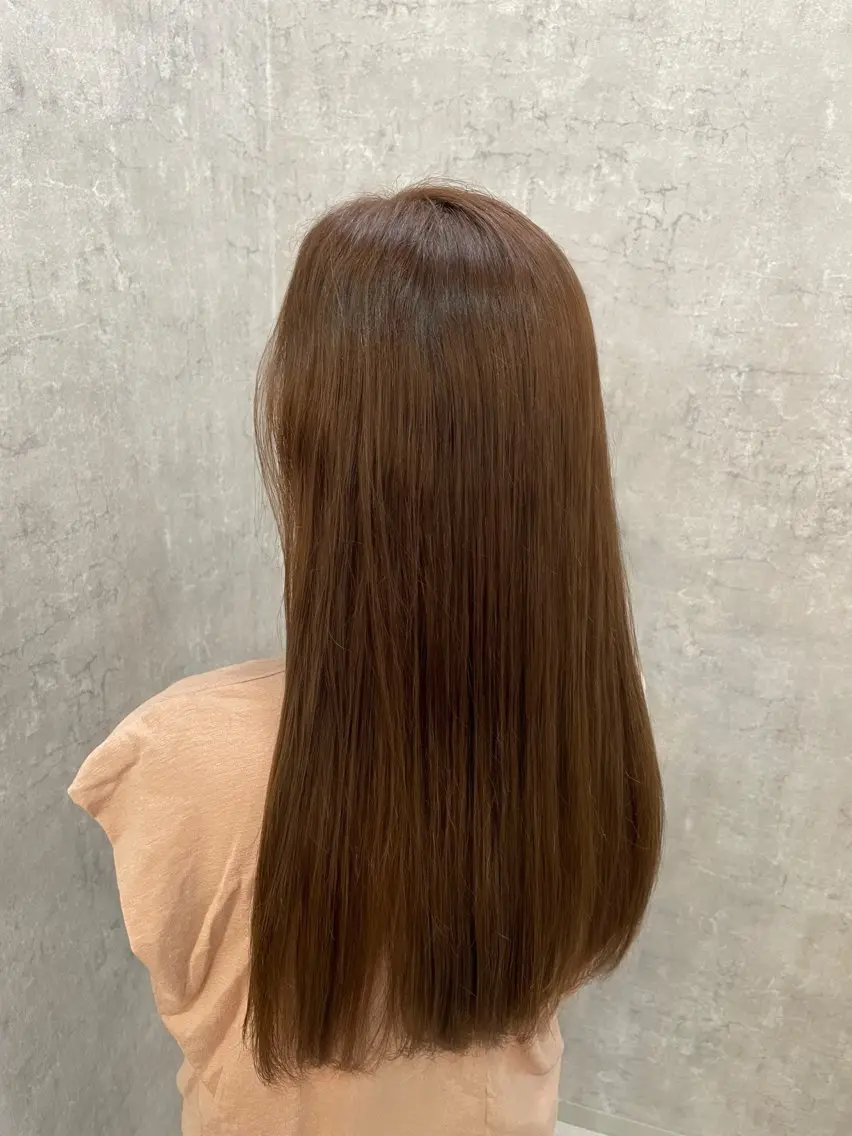 ロング 松下 美織のヘアスタイル