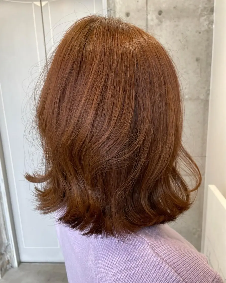 ミディアム カラー 天王寺区🌟大好評バ ッサリ◎美髪改善矯正のヘアスタイル
