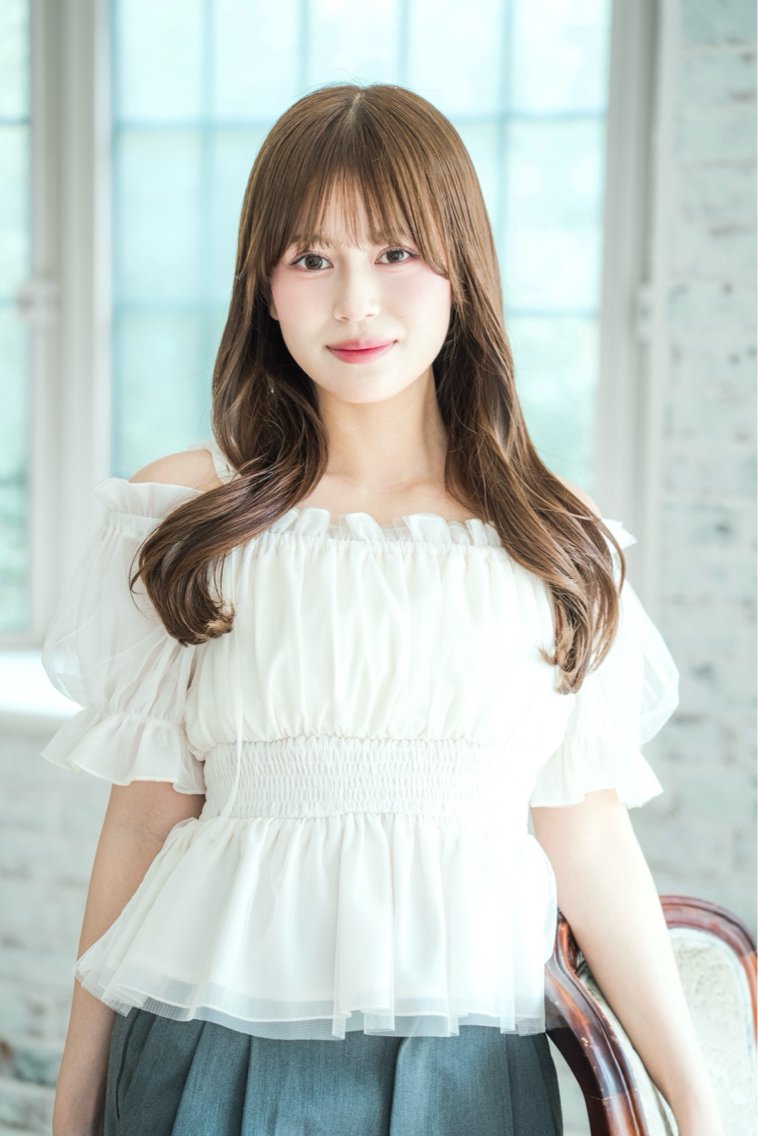 ロング カット ヘアカラー ☁️MIZUKI☁️ 白髪染め☁️髪質改善のヘアスタイル