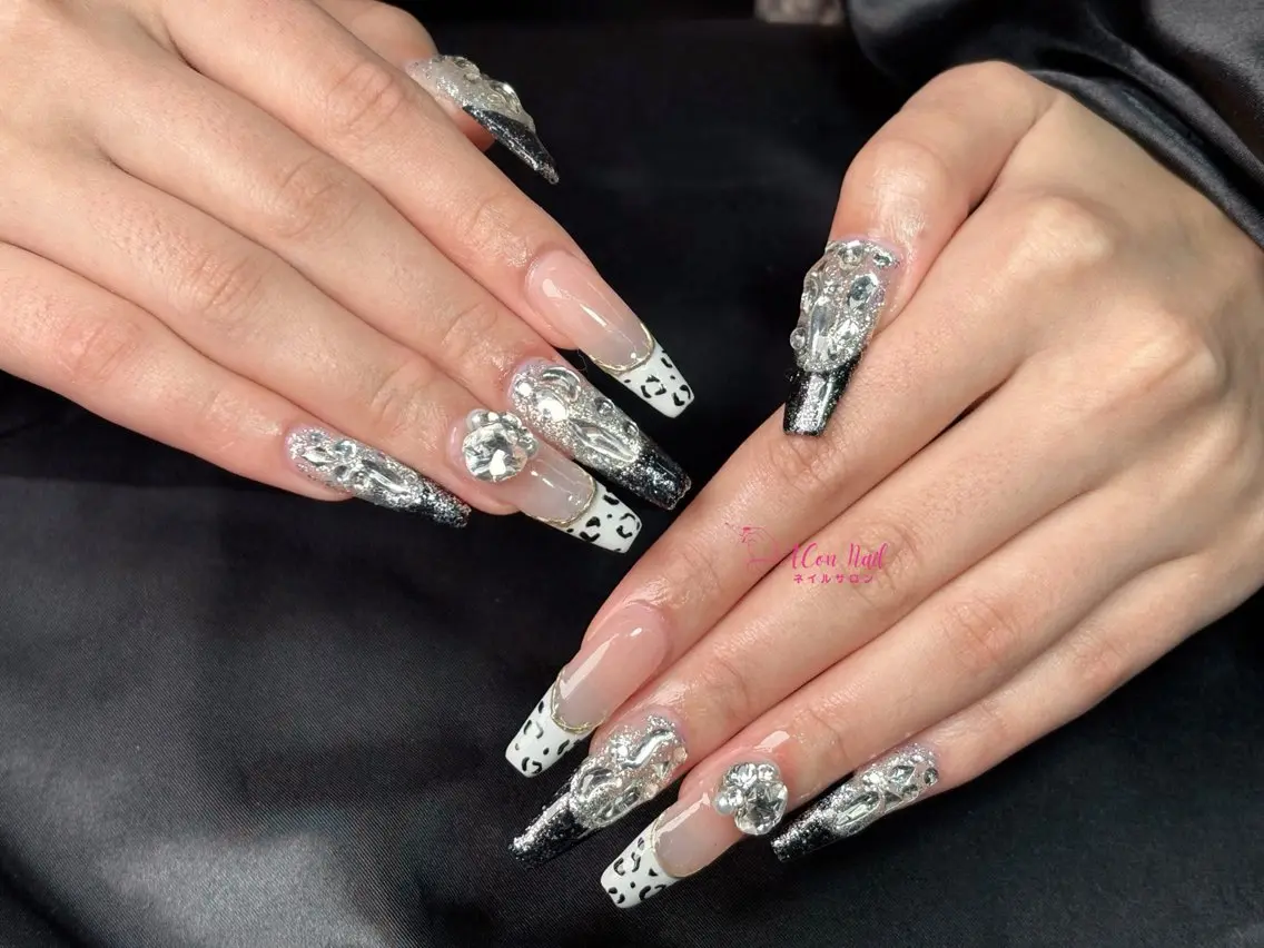 ネイル 桜ネイル 長さ出し フラワーネイル フレンチネイル ジェルネイル ハンドネイル ACon NailSalonのネイルデザイン